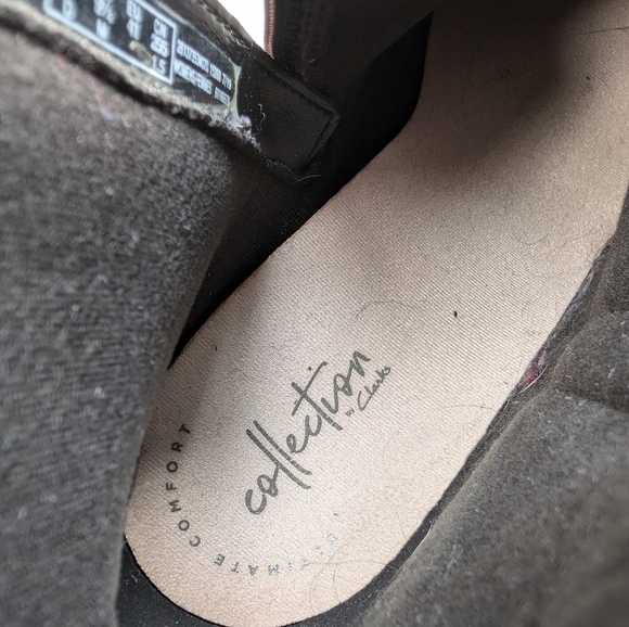 Clarks Emslie Twist Black Leather Ankle Boots Booties Women's Size 9.5 - Picture 7 of 7